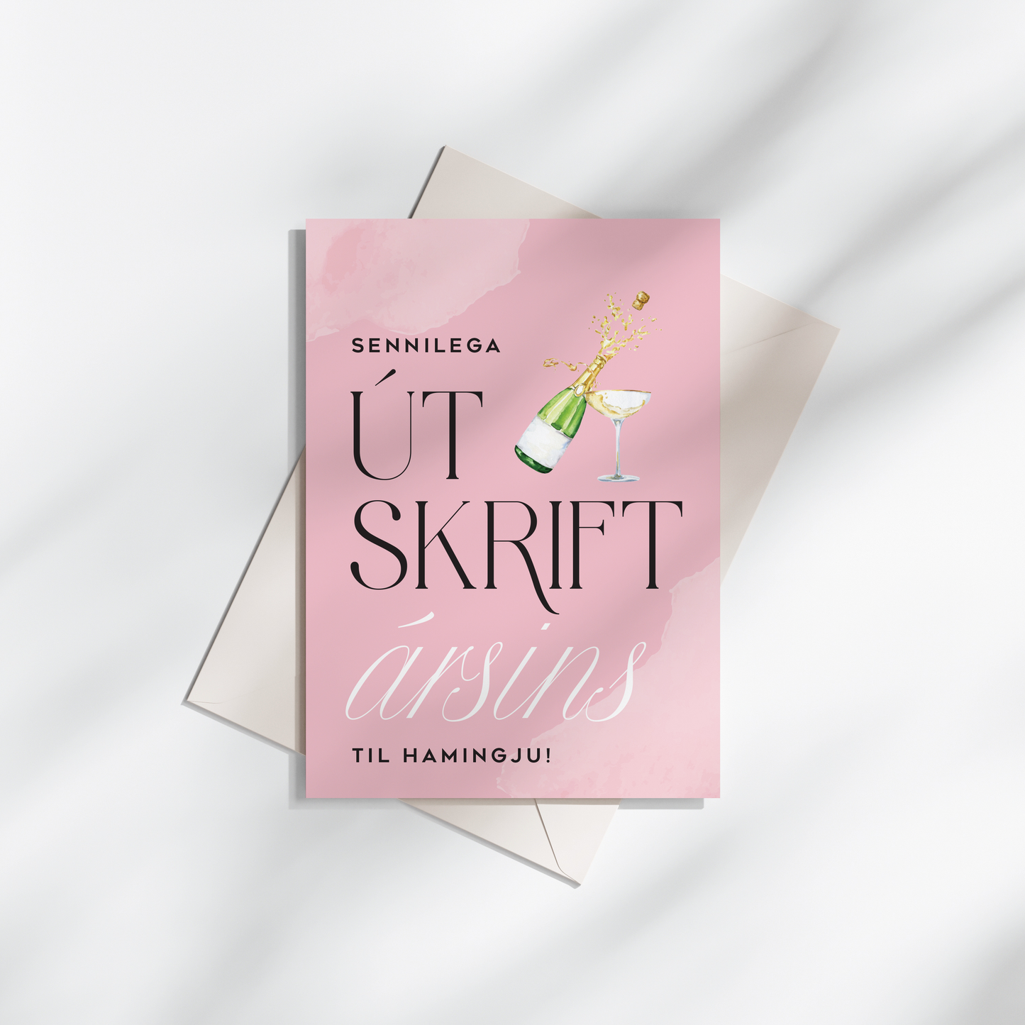 Tækifæriskort- Útskrift ársins