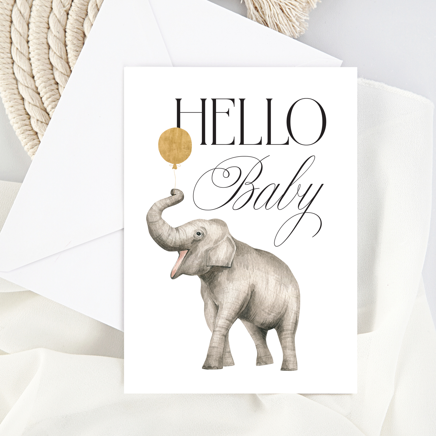 Tækifæriskort- Hello Baby