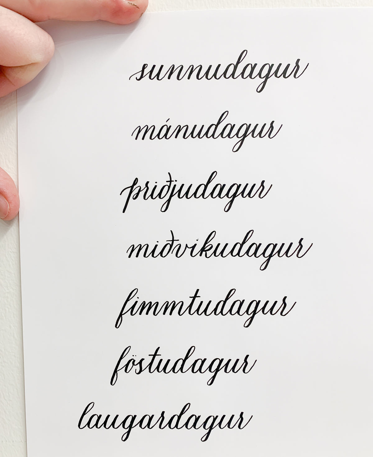 Skrautritun með brush penna - grunnnámskeið