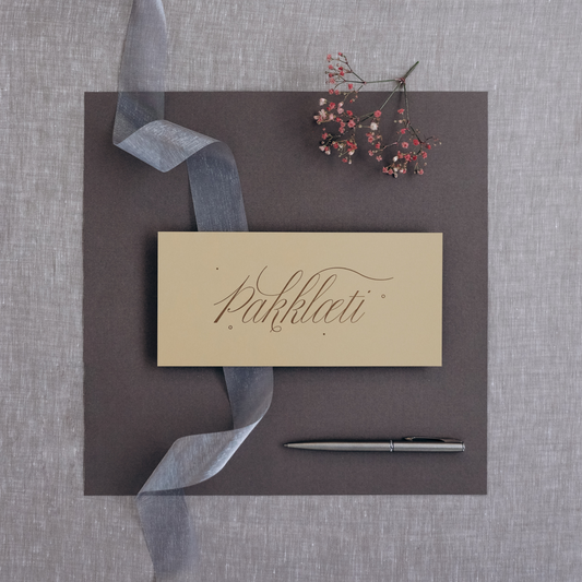 Tækifæriskort "Þakklætis"