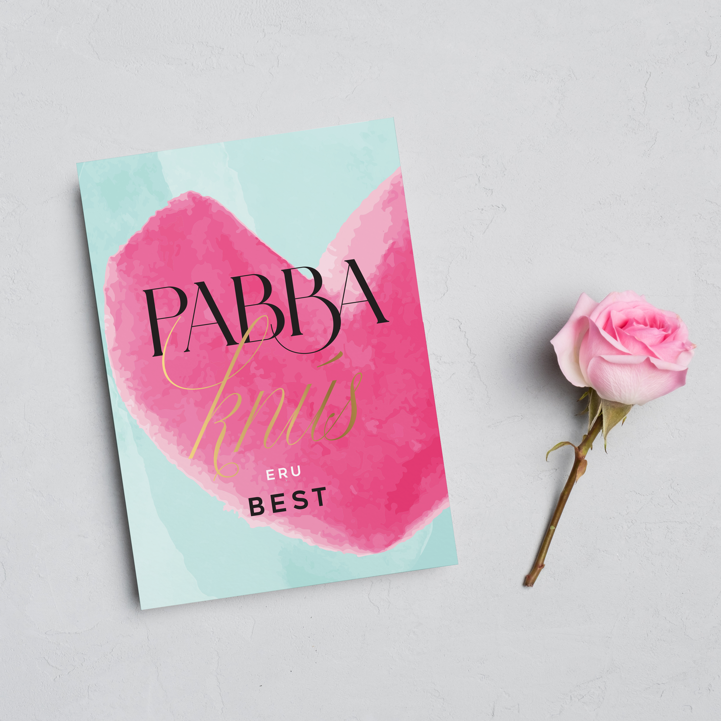 Tækifæriskort- Pabbaknús