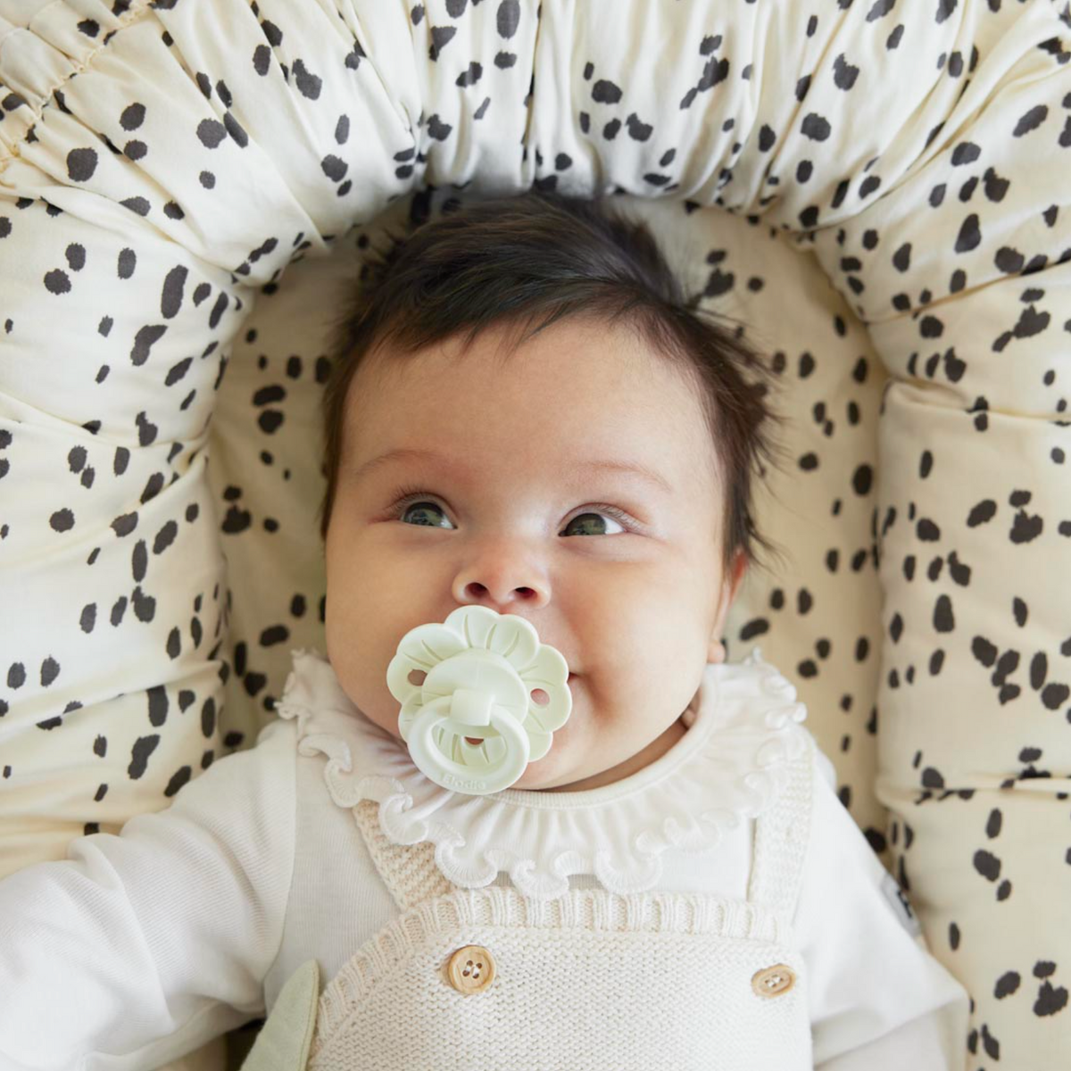 Snuð Binky Bloom 3+ mán – Vanilla White