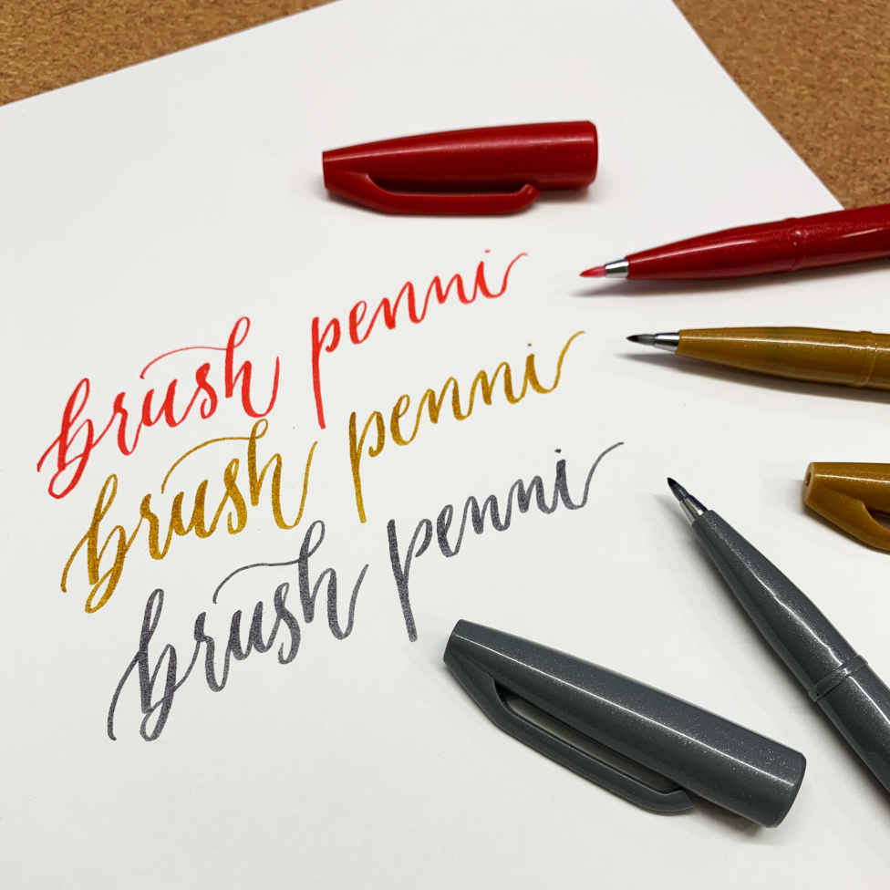 Skrautritun með brush penna - grunnnámskeið