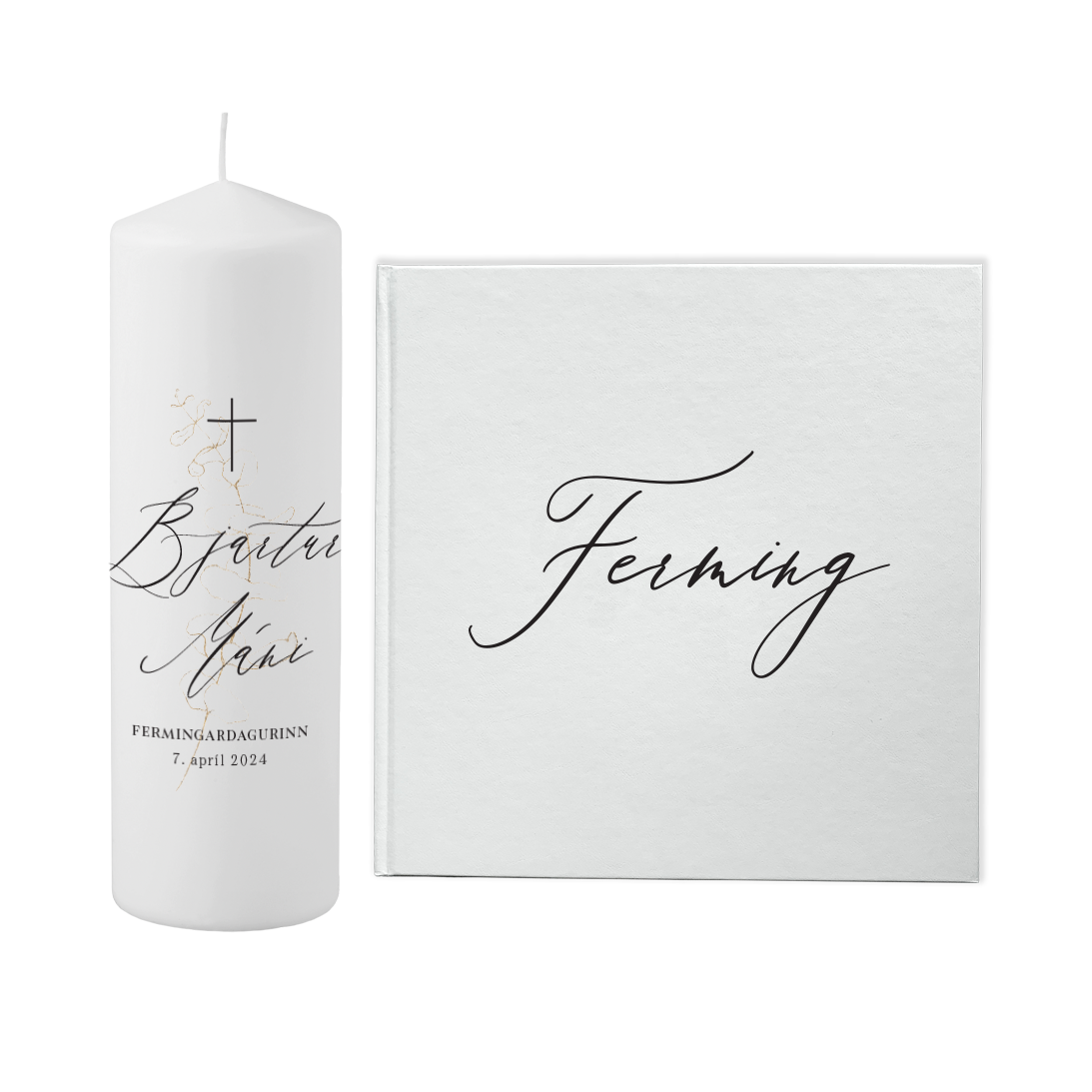 Fermingarpakki - "Fermingardagurinn 4.-eucalyptus 2"