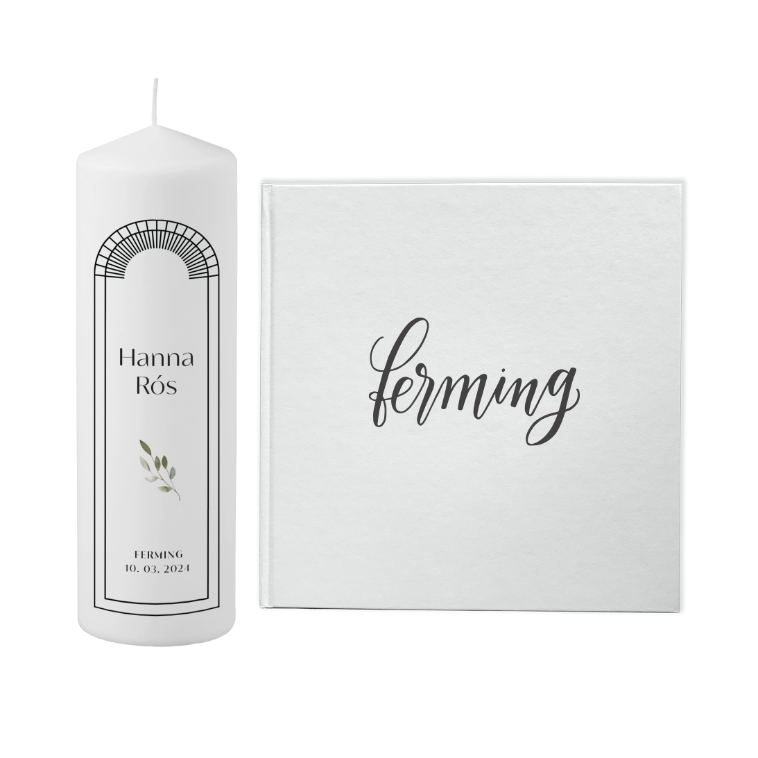 Fermingarpakki - "Fermingardagurinn 6."- NÝTT - hægt að velja bók