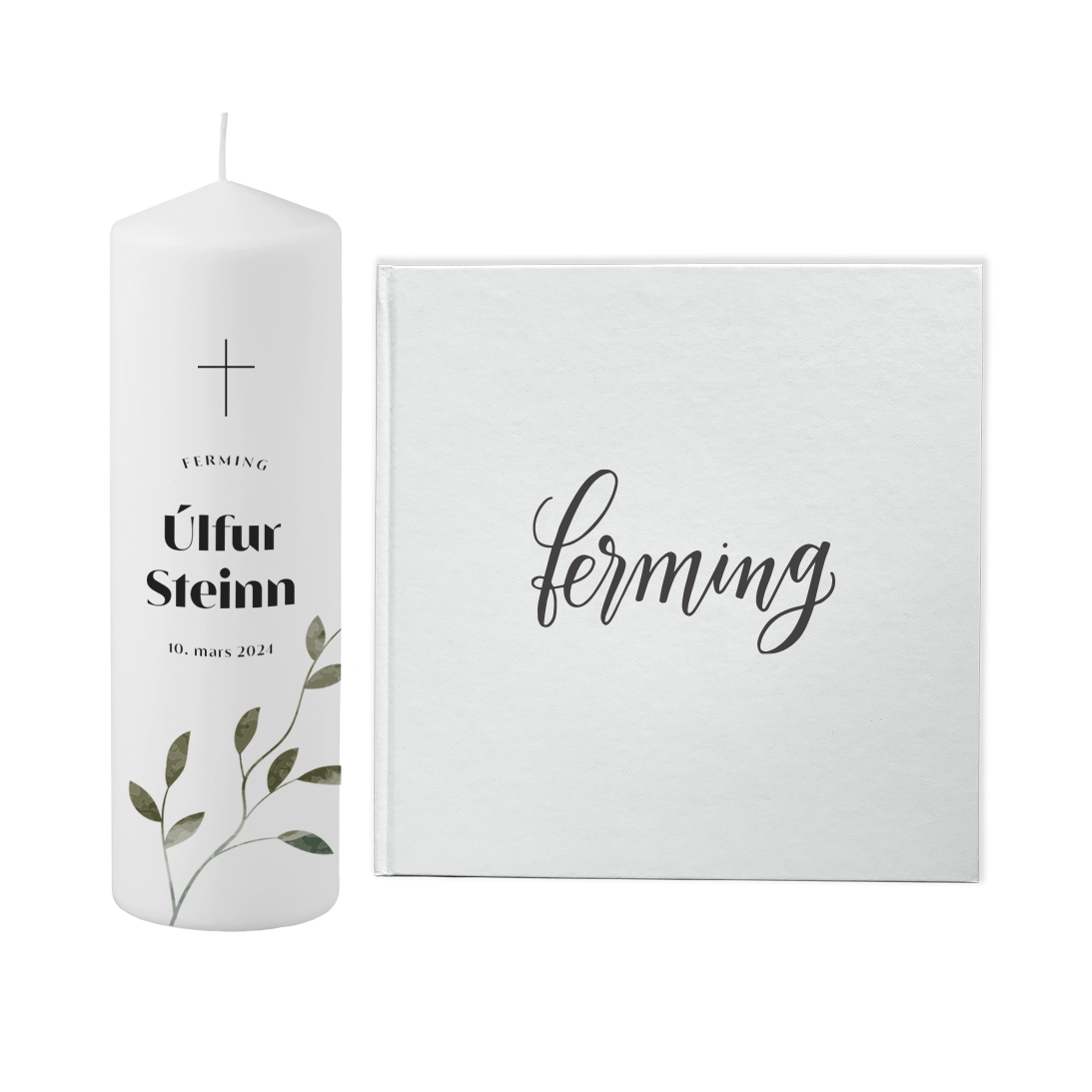 Fermingarpakki - "Fermingardagurinn 7."- NÝTT - hægt að velja bók
