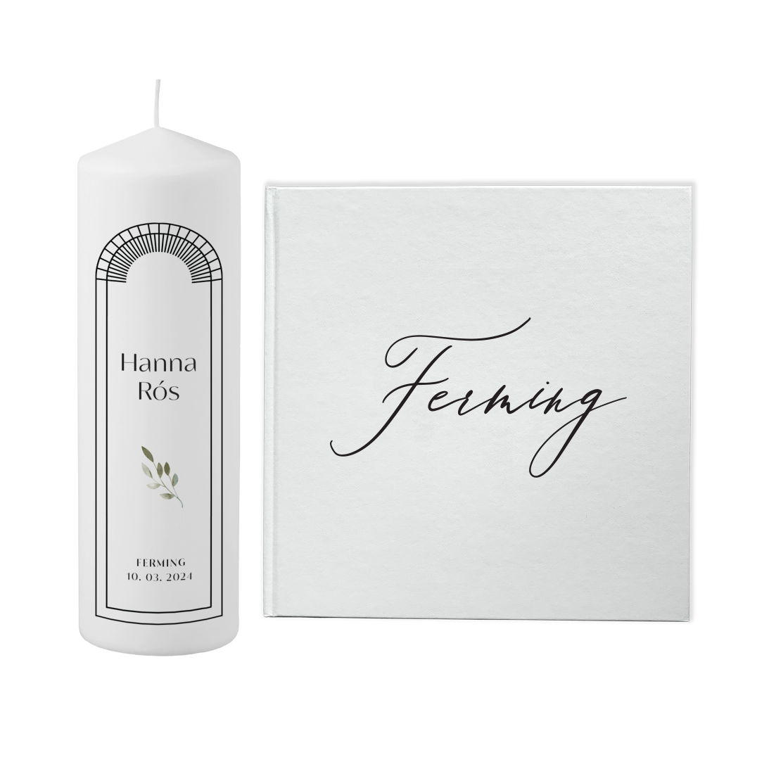 Fermingarpakki - "Fermingardagurinn 6."- NÝTT - hægt að velja bók