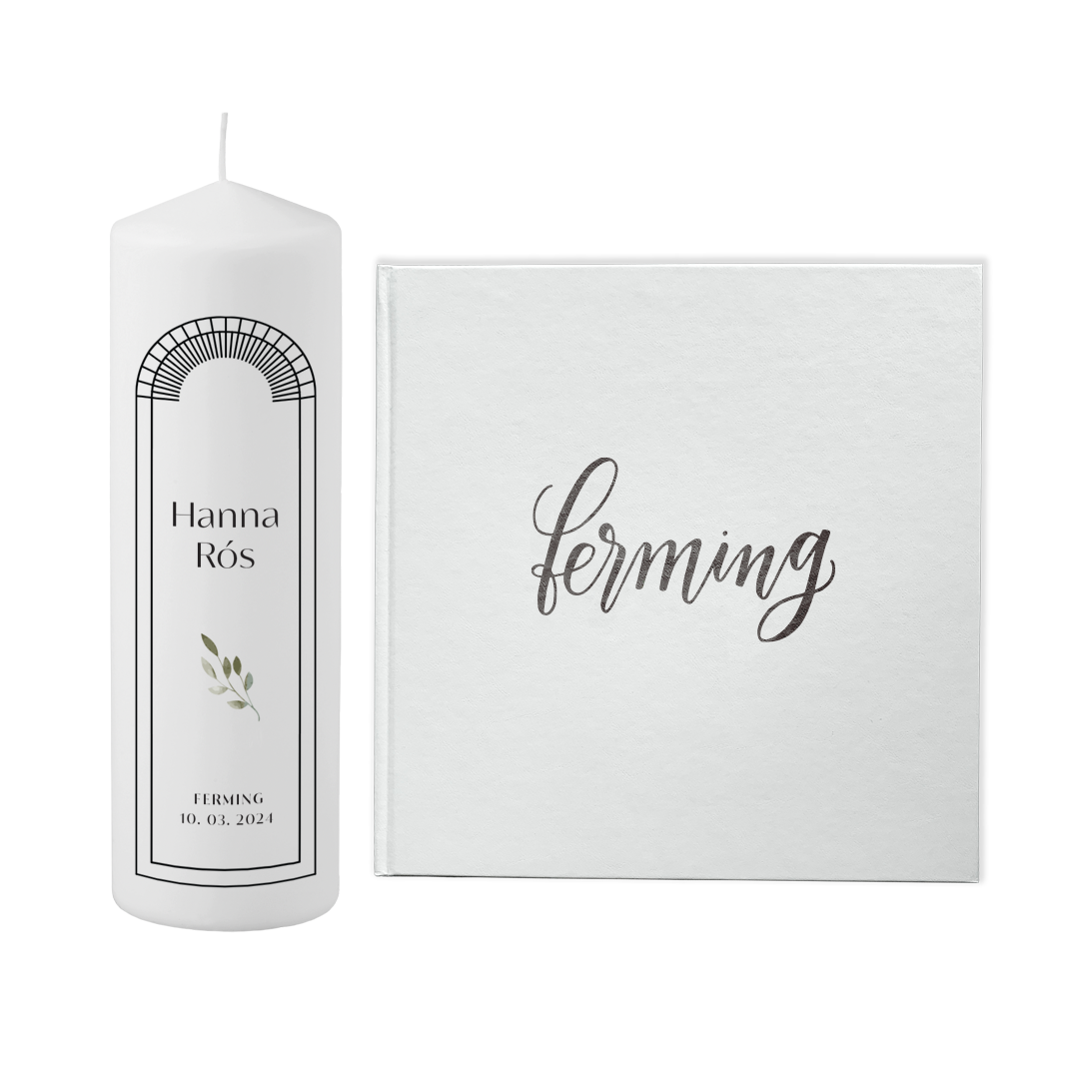 Fermingarpakki - "Fermingardagurinn 6."- NÝTT - hægt að velja bók