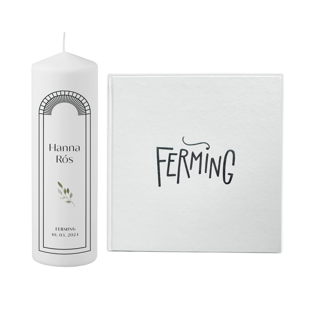 Fermingarpakki - "Fermingardagurinn 6."- NÝTT - hægt að velja bók