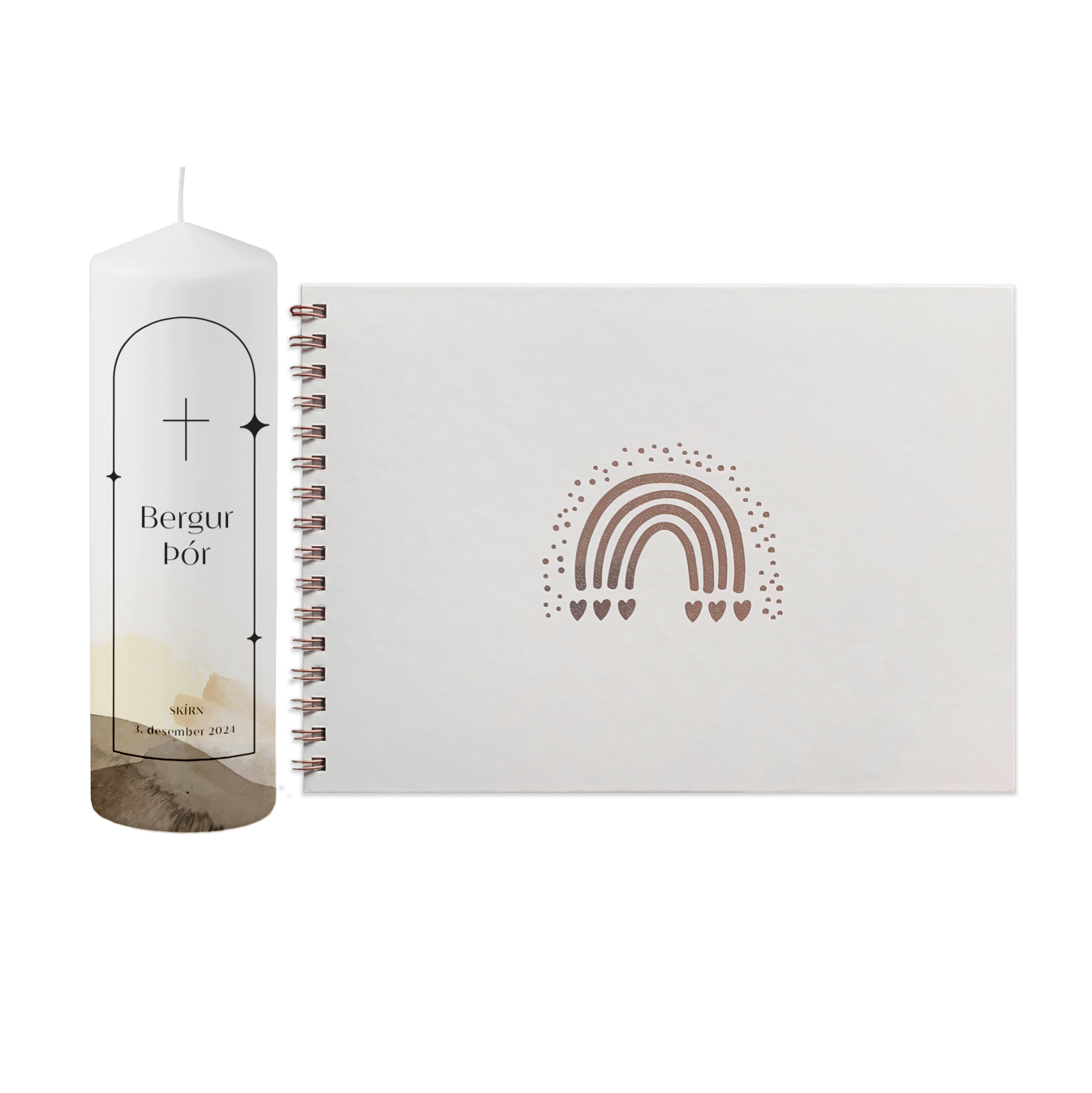 Skírnarpakki - "Stjörnur í boga + albúm með gorm"