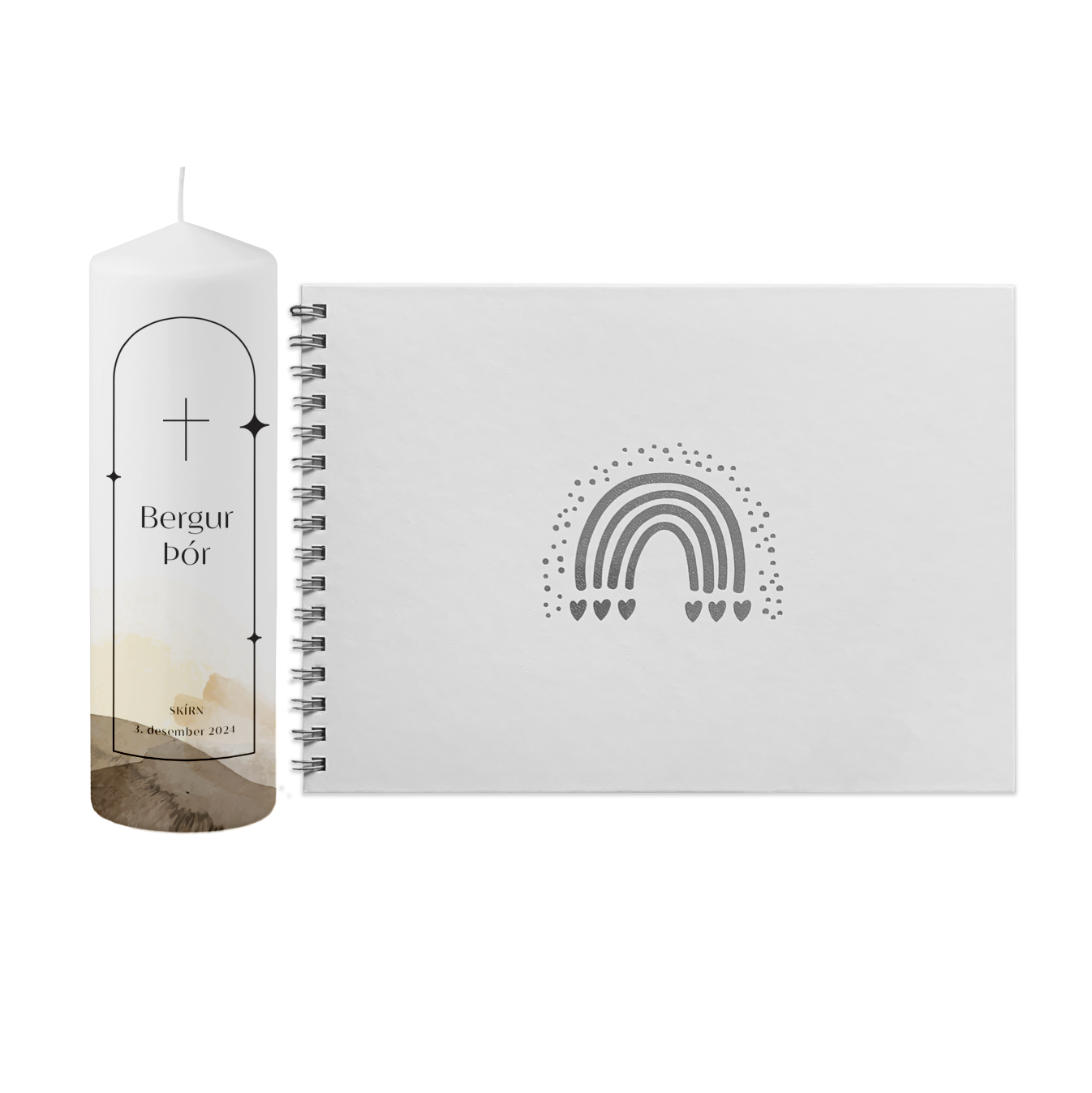 Skírnarpakki - "Stjörnur í boga + albúm með gorm"