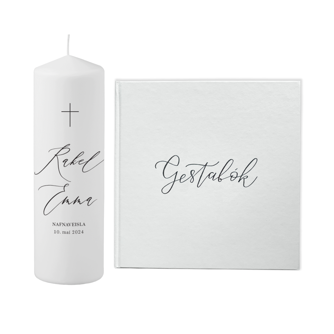 Skírnarpakki - "Kerti + gestabók 2."