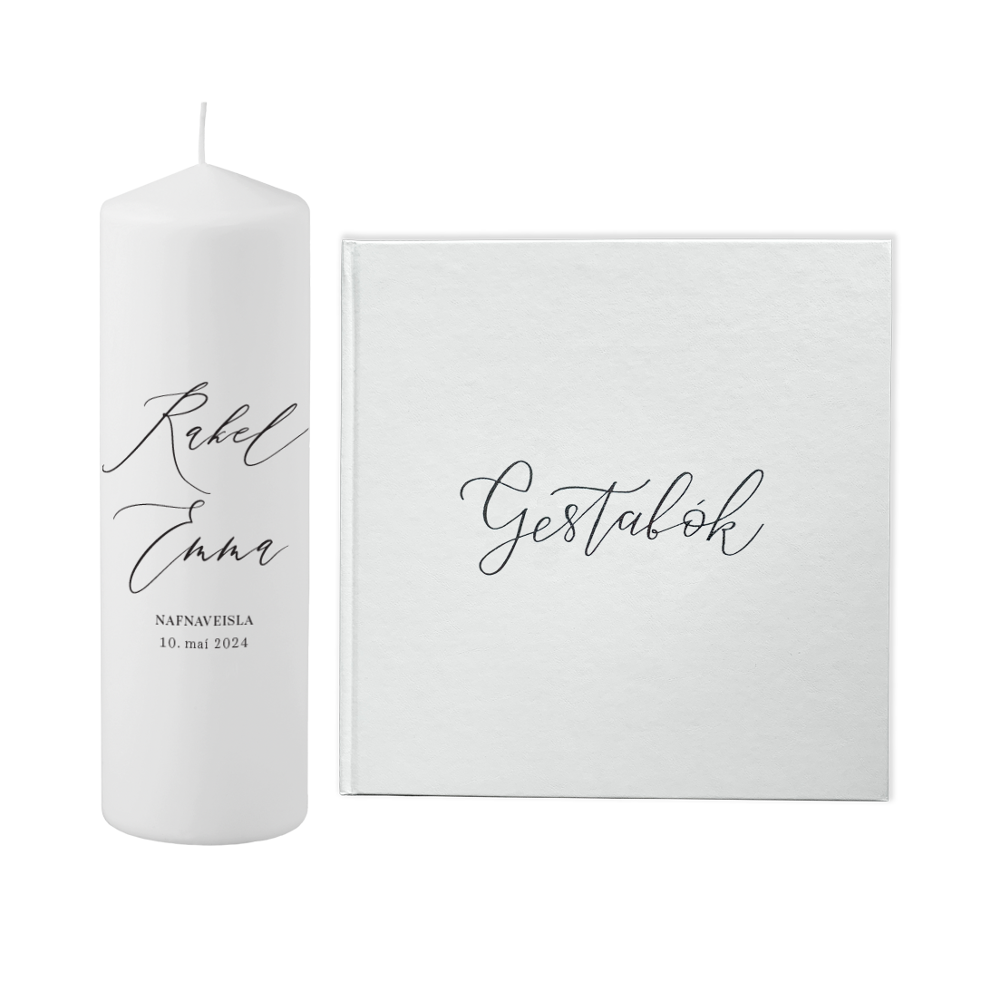 Skírnarpakki - "Kerti + gestabók 2."