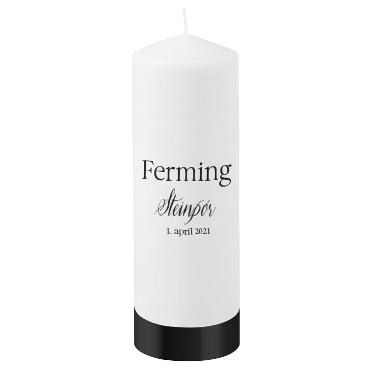 Fermingarkerti- 