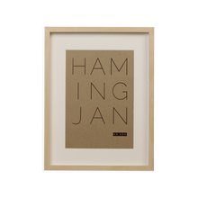 Load image into Gallery viewer, Mynd í ramma - &quot;Hamingjan er hér&quot;
