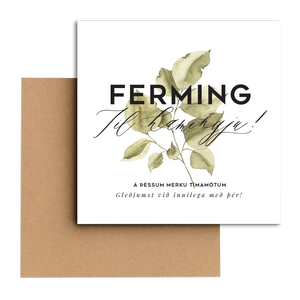Tækifæriskort 35. -"Ferming"
