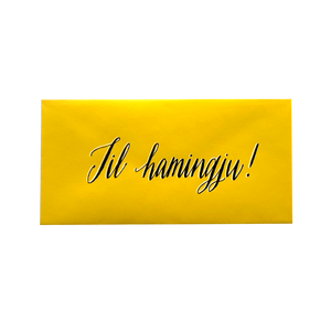 Peningaumslag/kort - "Til hamingju"