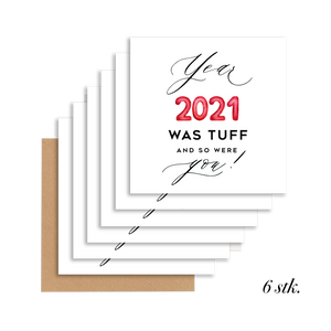 Jólakortapakki- "Tuff year 2021"