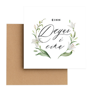 Tækifæriskort 26. -"Einn dagur"